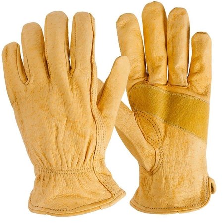 GRACE VICTORIA Premium Cowhide Leather Glove for Mens, Large GR2484588